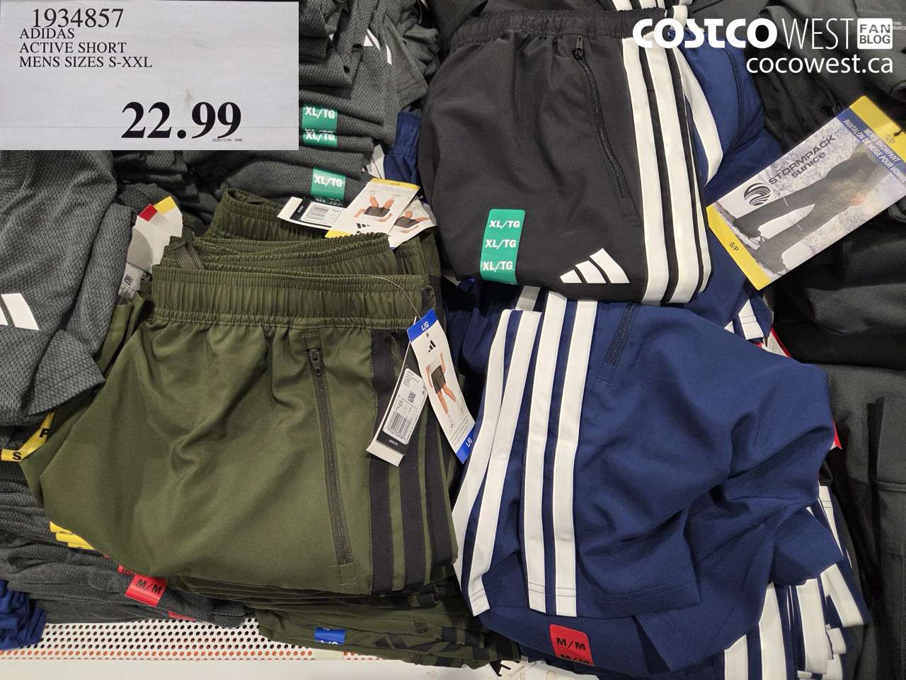 1934857 ADIDAS ACTIVE SHORT MENS SIZES S-XXL $22.99