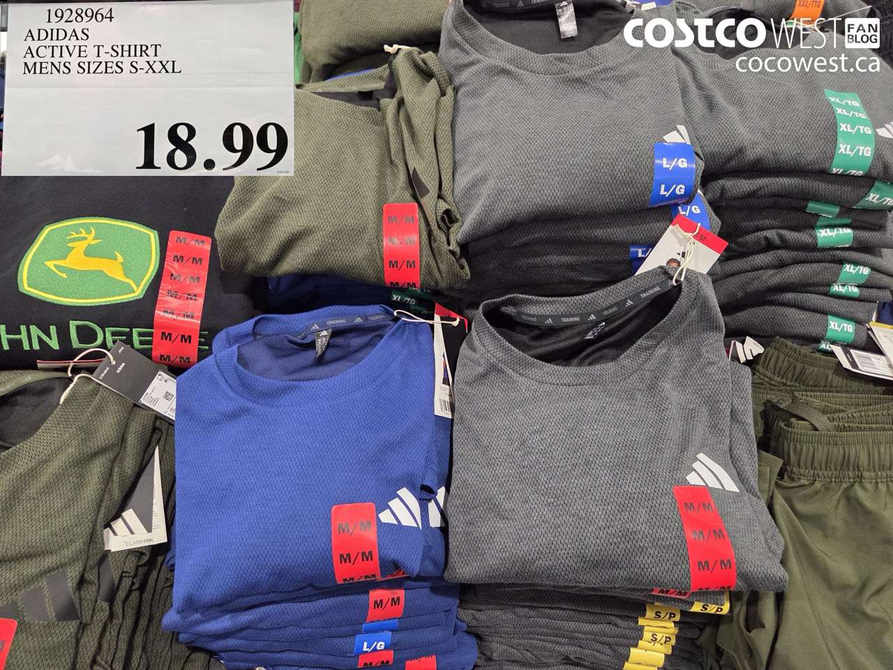 1928964 ADIDAS ACTIVE T-SHIRT MENS SIZES S-XXL $18.99