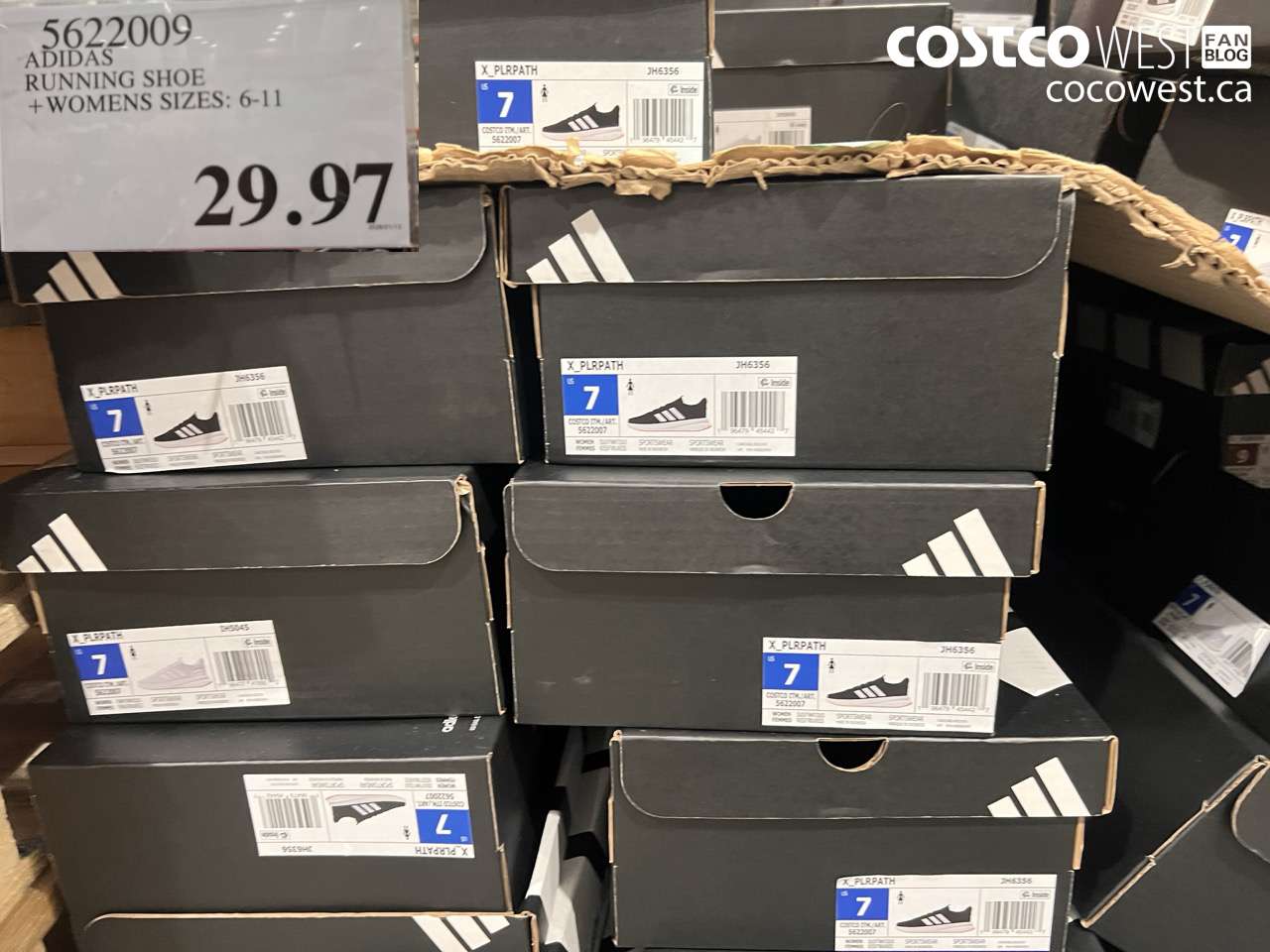 5622009 ADIDAS RUNNING SHOE WOMENS SIZES 6-11 $29.97