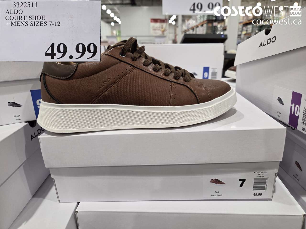 3322511 ALDO COURT SHOE MENS SIZES 7-12 $49.99