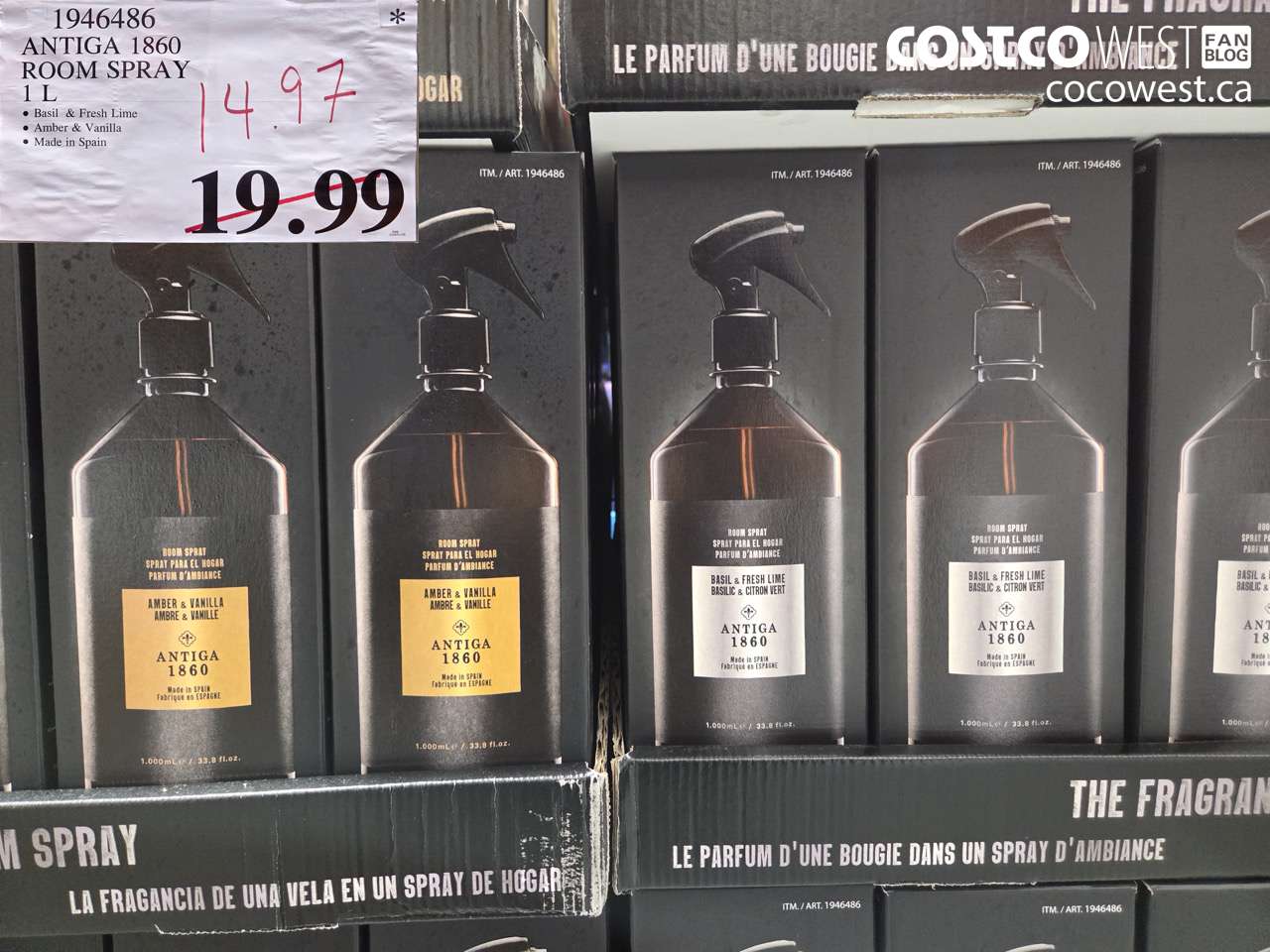 1946486 ANTIGA 1850 ROOM SPRAY 1L $14.97