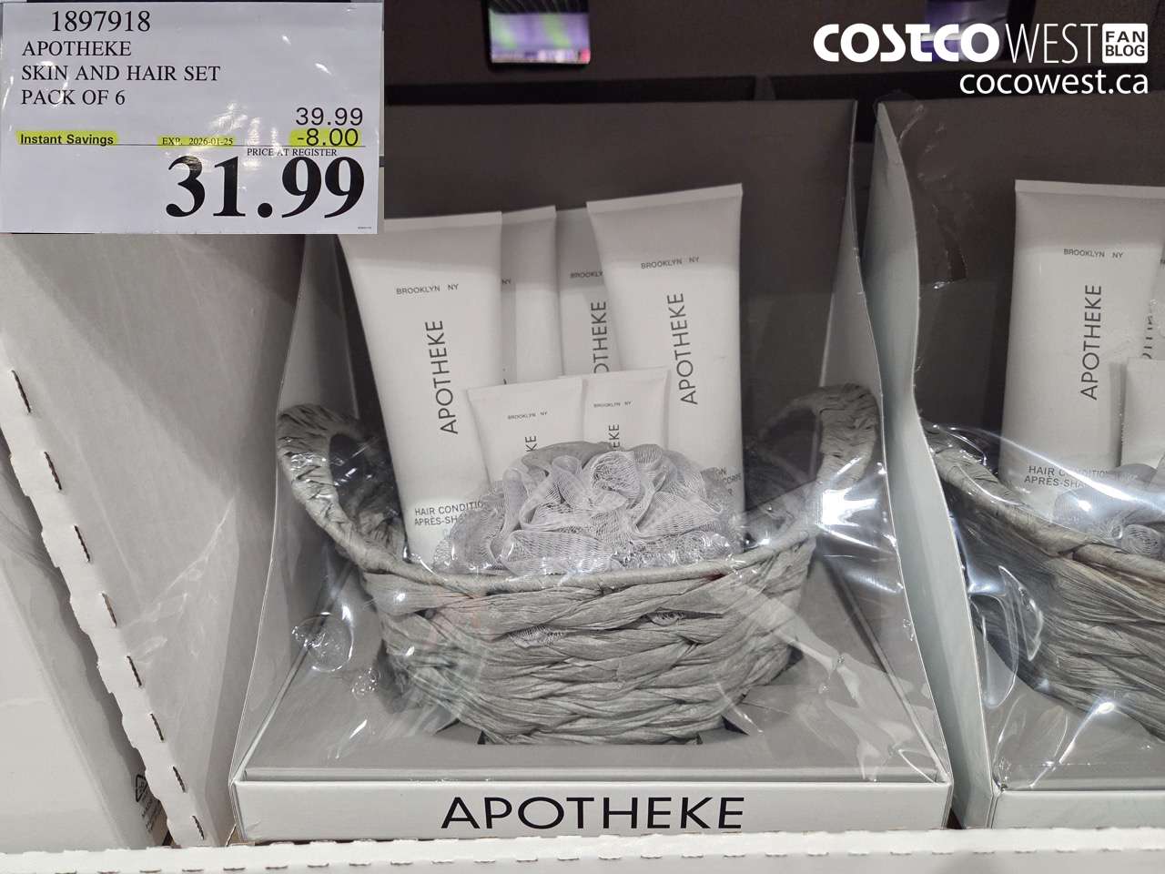 1897918 APOTHEKE SKIN AND HAIR SET PACK OF 6 ($8.00 INSTANT SAVINGS EXPIRES ON 2026-01-25) $31.99