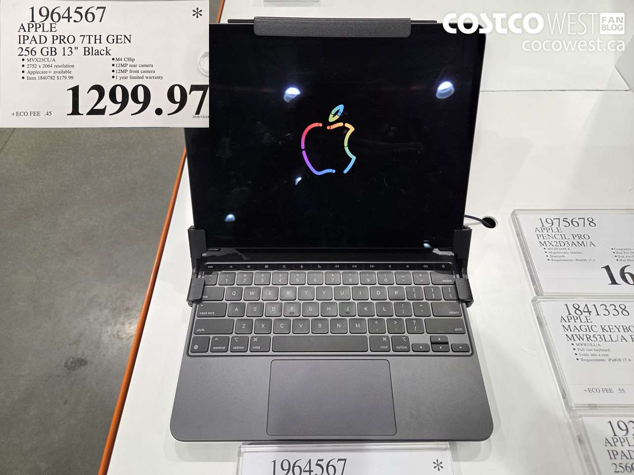 1964567 APPLE IPAD PRO 7TH GEN 256GB 13 IN BLACK $1299.97