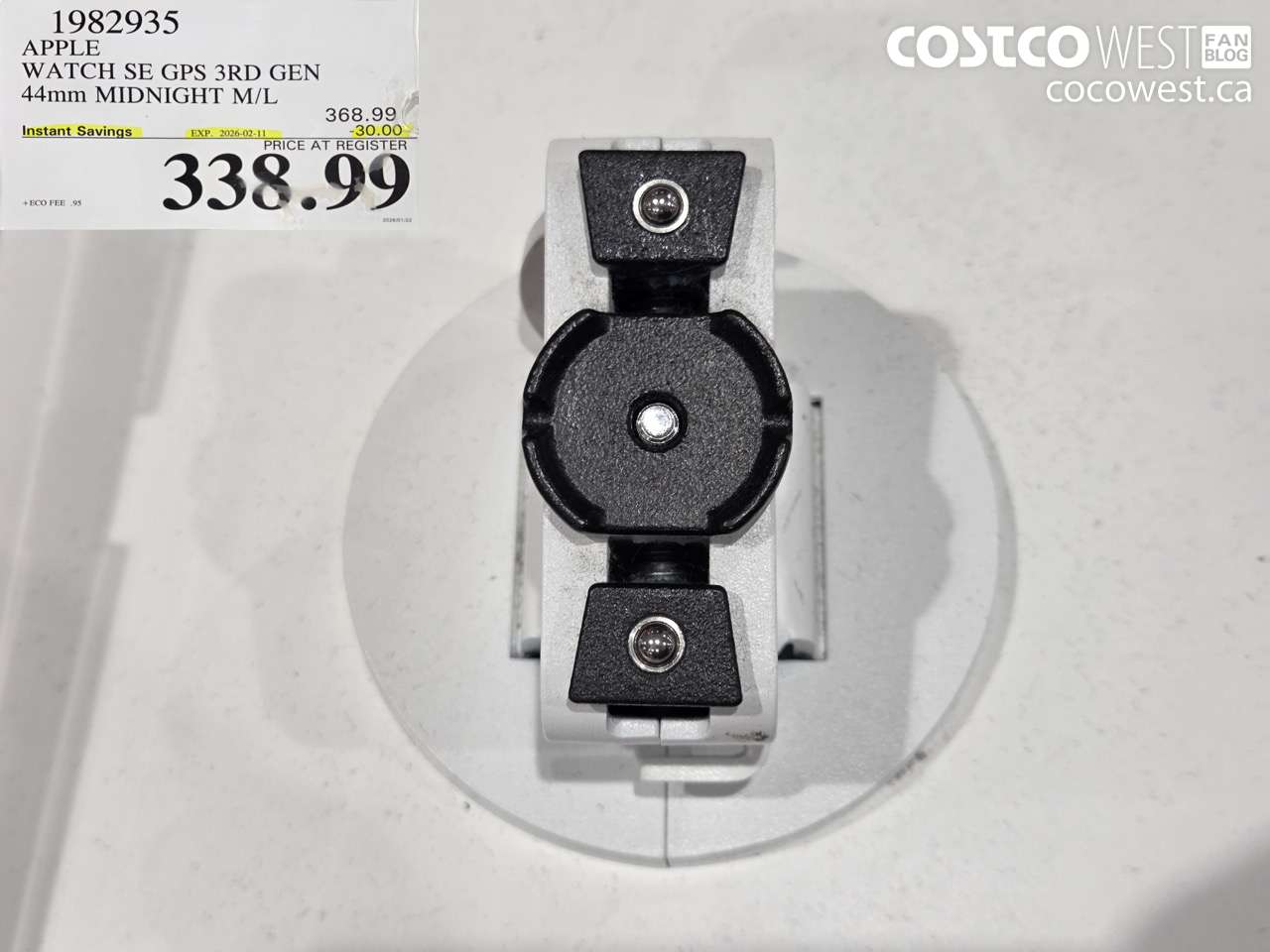 1982935 APPLE WATCH SE GPS 3RD GEN 44MM MIDNIGHT M/L ($30.00 INSTANT SAVINGS EXPIRES ON 2026-02-11) $338.99