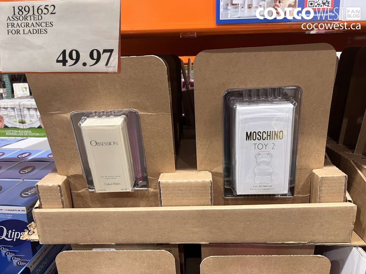 1891652 ASSORTED FRAGRANCES FOR LADIES $49.97