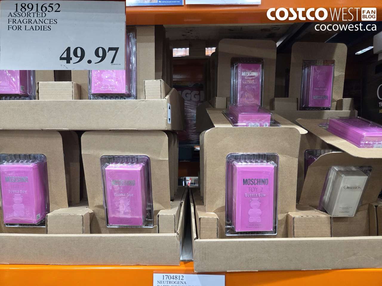 1891652 ASSORTED FRAGRANCES FOR LADIES $49.97