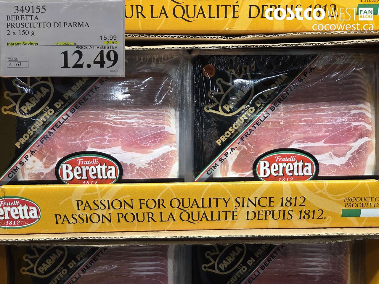 349155 BERETTA PROSCIUTTO DI PARMA 2 x 150 g ($3.50 INSTANT SAVINGS EXPIRES ON 2026-01-26) $12.49
