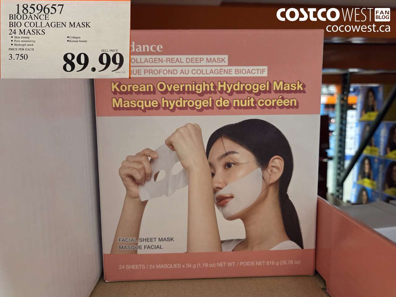 1859657 BIODANCE BIO COLLAGEN MASK 24 MASKS $89.99