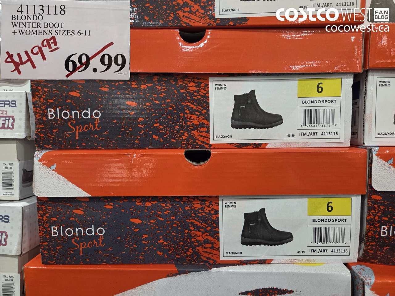 4113118 BLONDO WINTER BOOT WOMENS SIZES 6-11 $49.97