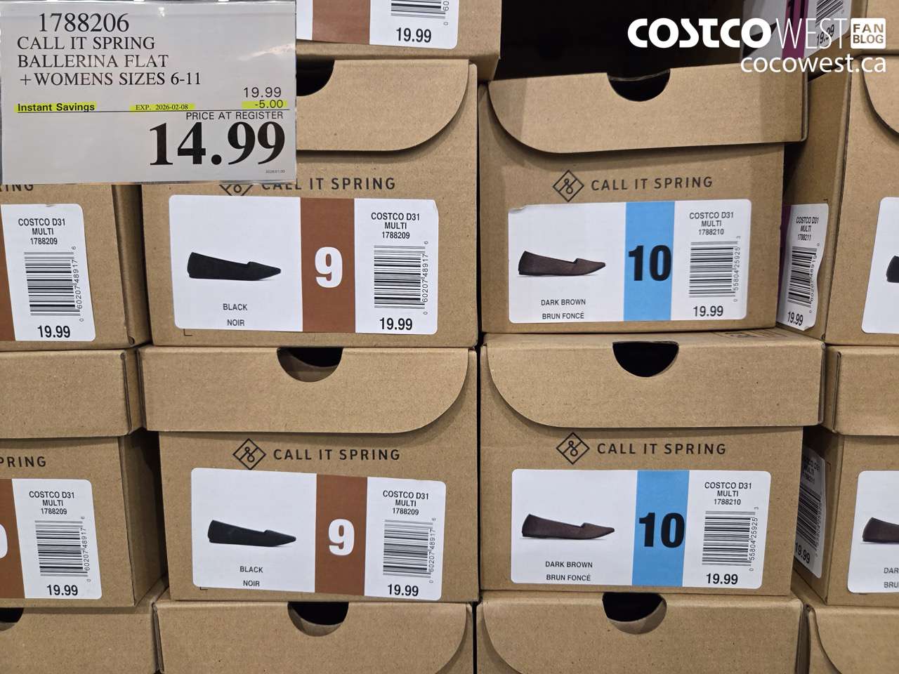 1788206 CALL IT SPRING BALLERINA FLAT LADIES SIZES 6-11 ($5.00 INSTANT SAVINGS EXPIRES ON 2026-02-08) $14.99