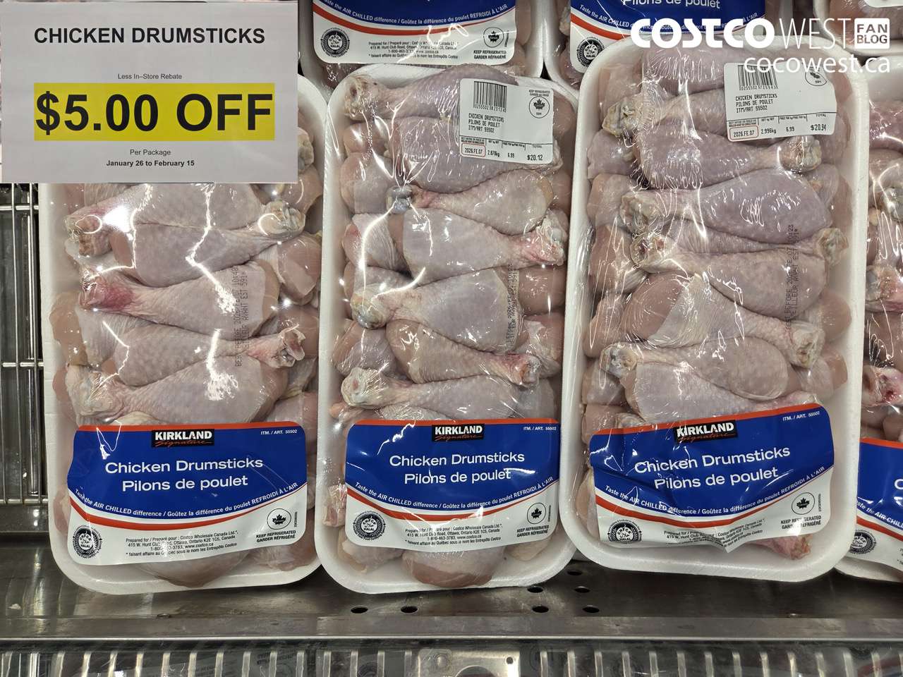 55502 CHICKEN DRUMSTICKS ($5.00 INSTANT SAVINGS EXPIRES ON 2026-02-15)