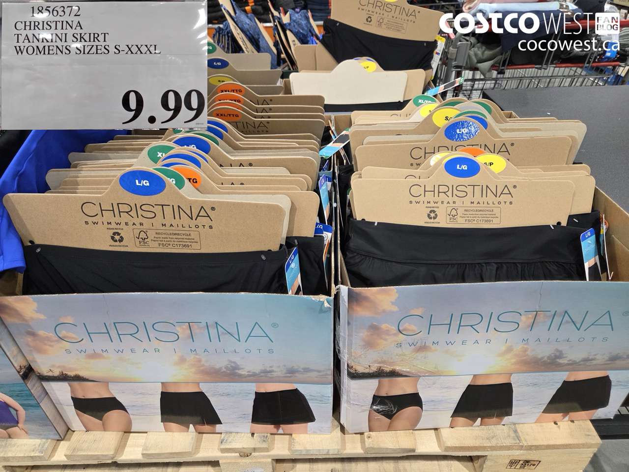 1856372 CHRISTINA TANKINI SKIRT WOMENS SIZES S-XXL $9.99