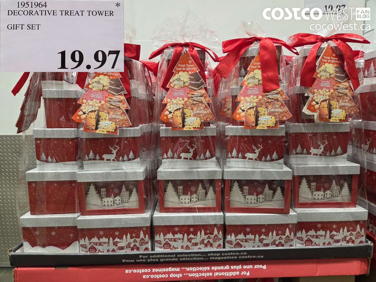 1951964 DECORATIVE TREAT TOWER GIFT SET $19.97