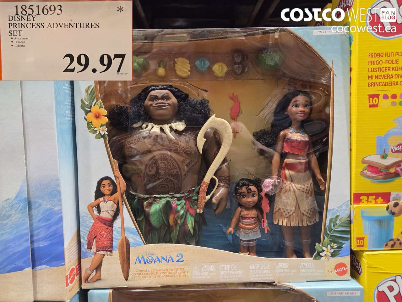 1851693 DISNEY PRINCESS ADVENTURES SET $29.97