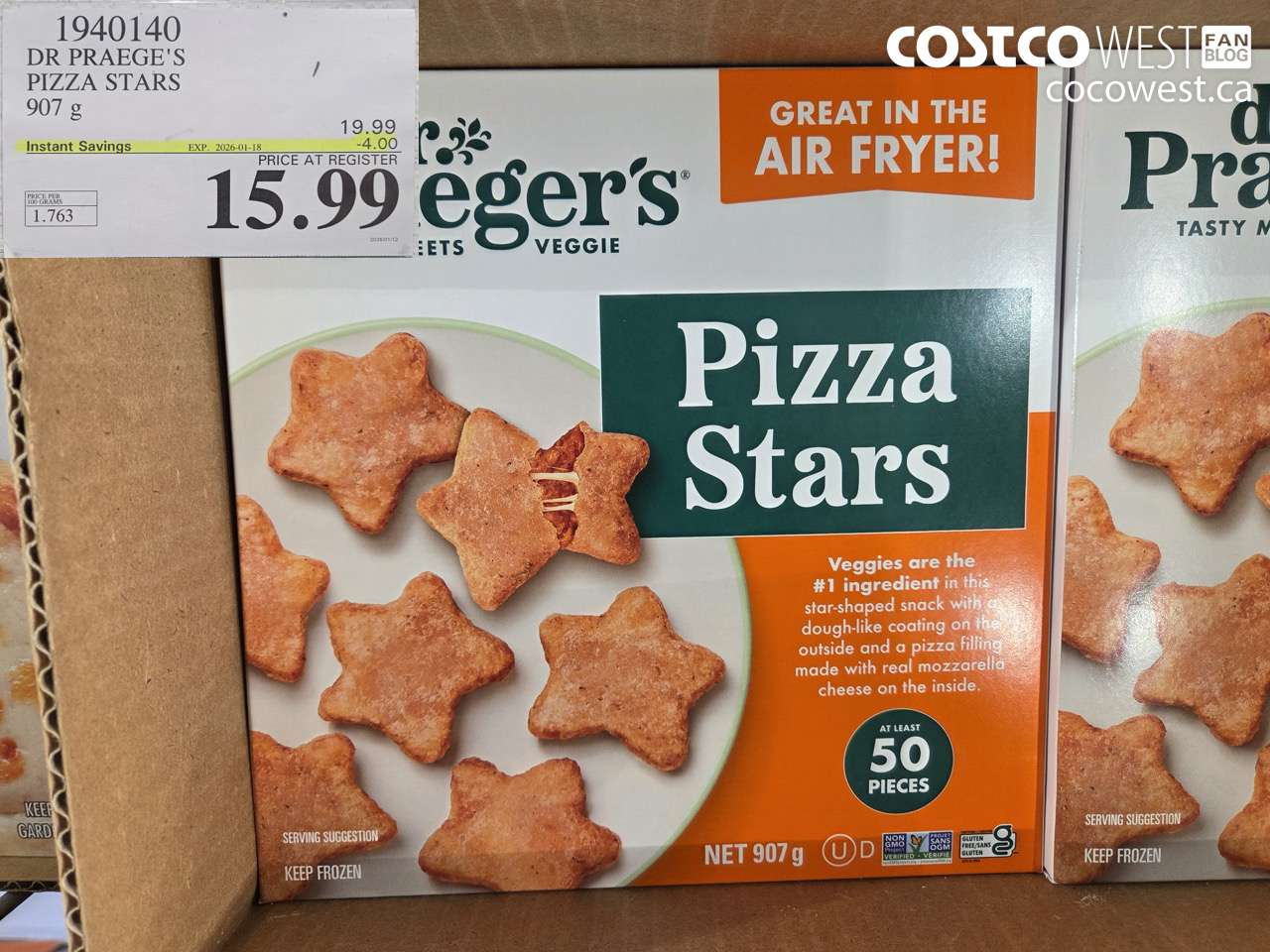1940140 DR PRAEGE'S PIZZA STARS 907G ($4.00 INSTANT SAVINGS EXPIRES ON 2026-01-18) $15.99