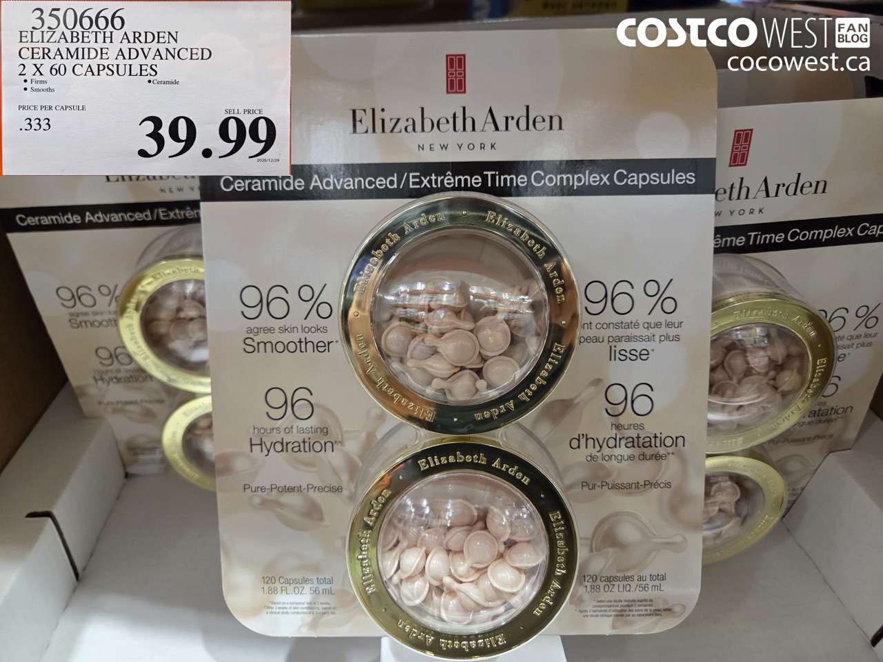 350666 ELIZABETH ARDEN CERAMIDE ADVANCED 2 X 60 CAPSULES $39.99