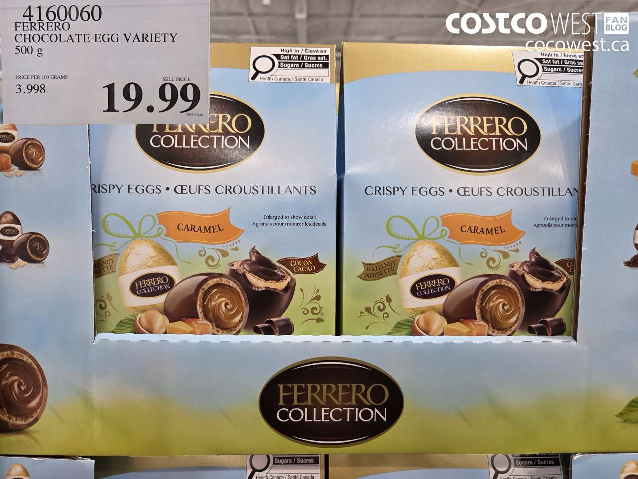 4160060 FERRERO CHOCOLATE EGG VARIETY 500G $19.99