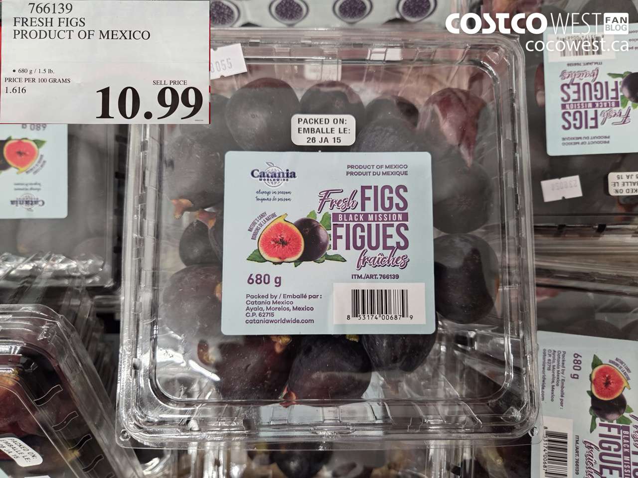 766139 FRESH FIGS PRODUCT OF MEXICO $10.99