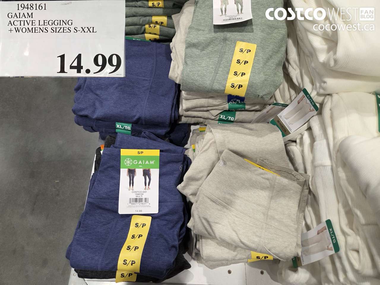 1948161 GAIAM ACTIVE LEGGING WOMENS SIZES S-XXL $14.99