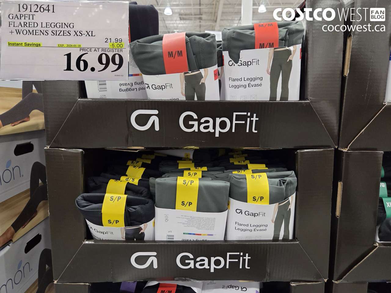 1912641 GAPFIT FLARED LEGGING WOMENS SIZES XS-XL ($5.00 INSTANT SAVINGS EXPIRES ON 2026-01-18) $16.99