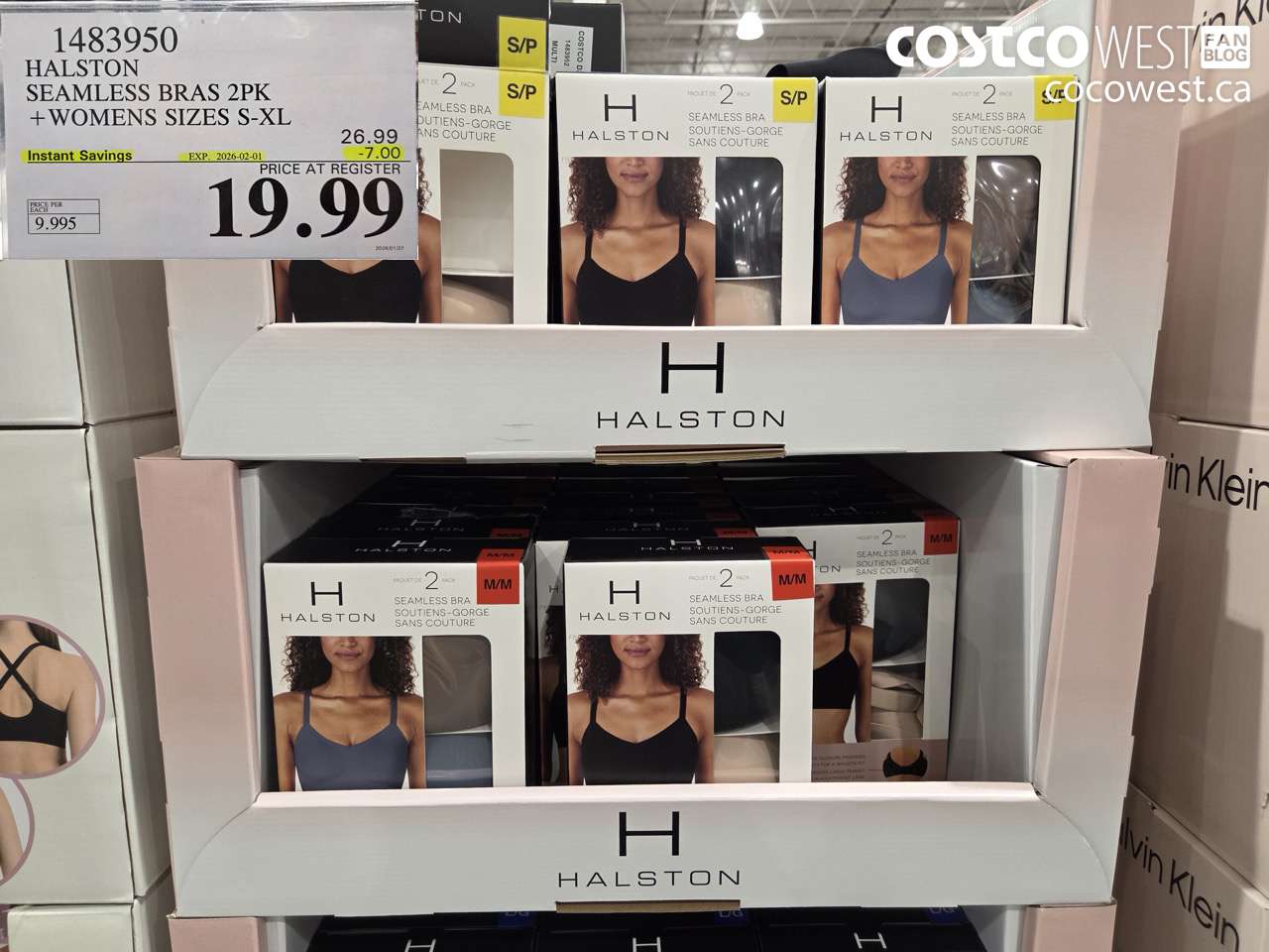 1483950 HALSTON SEAMLESS BRA 2PK LADIES SIZES S-XL ($7.00 INSTANT SAVINGS EXPIRES ON 2026-02-01) $19.99
