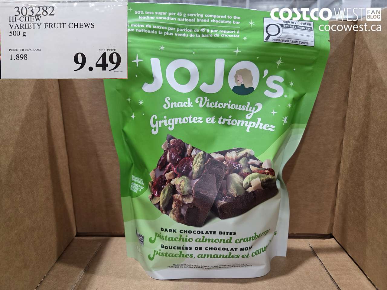 303282 HI-CHEW VARIETY FRUIT CHEWS 500 g $9.49