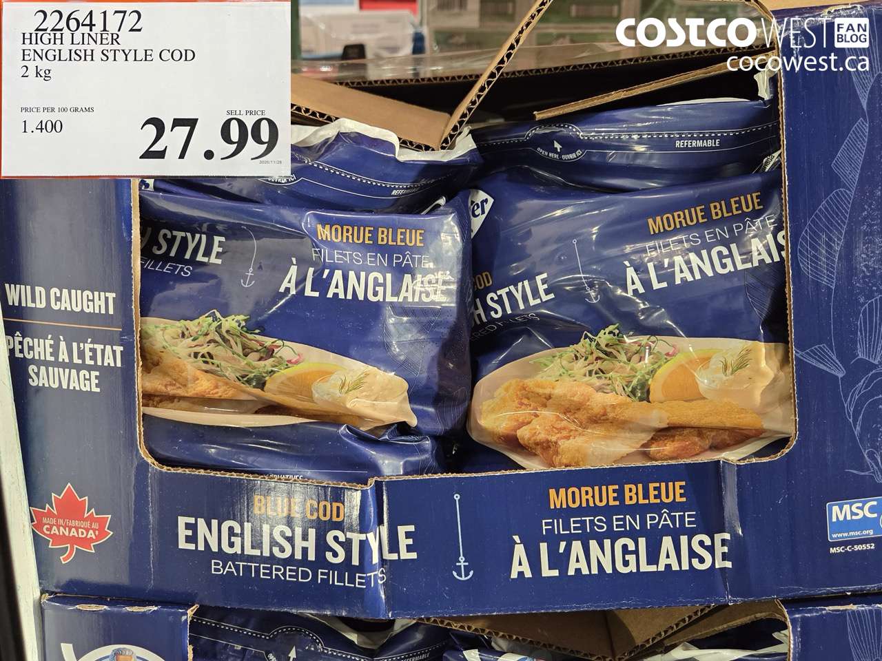 2264172 HIGH LINER ENGLISH STYLE COD 2 KG $27.99