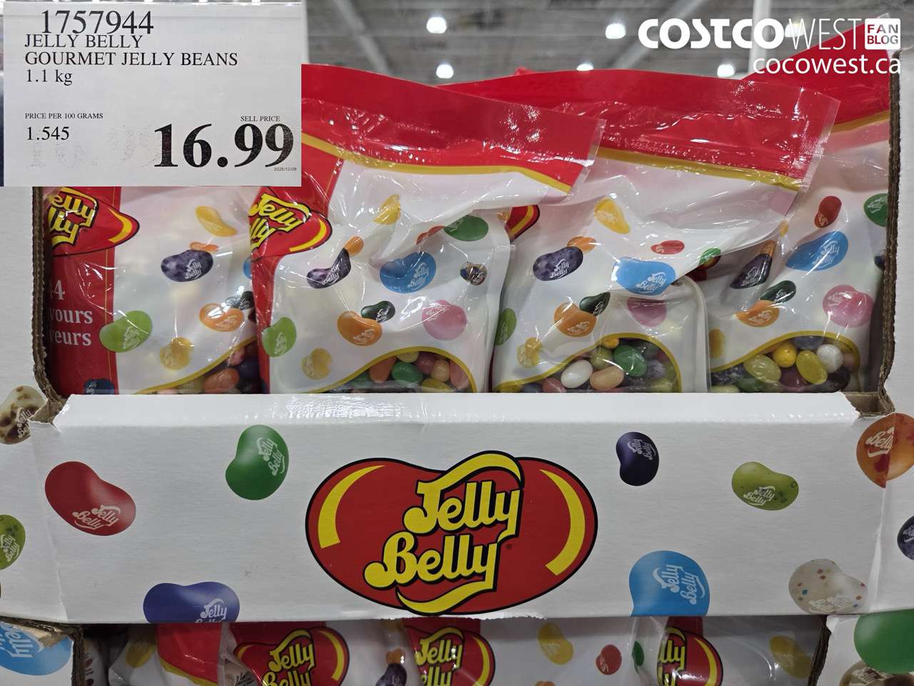 1757944 JELLY BELLY GOURMET JELLY BEANS 1.1 kg $16.99