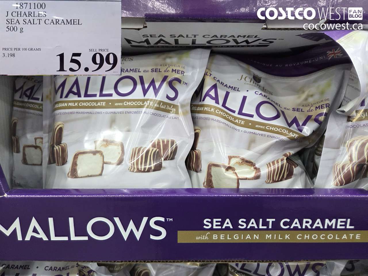 1871100 J CHARLES SEA SALT CARAMEL 500 g $15.99