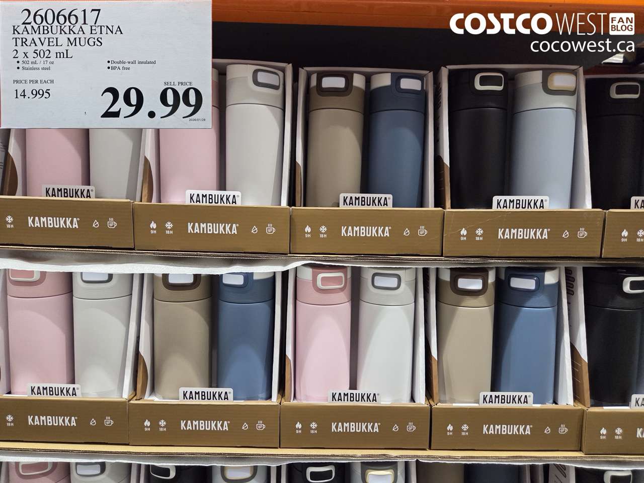 2606617 KAMBUKKA ETNA TRAVEL MUGS 2 X 502ML $29.99