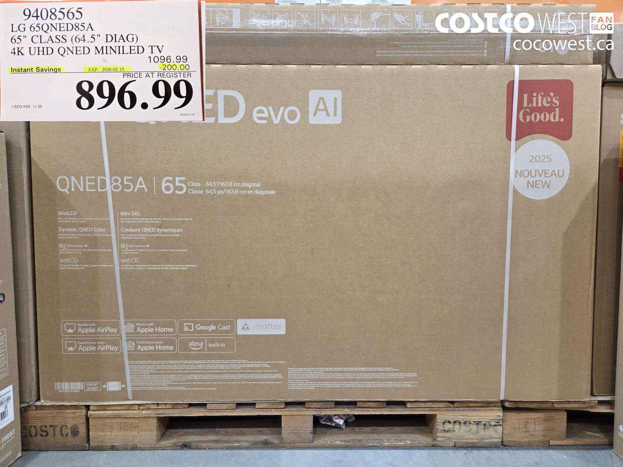 9408565 LG 65QNED85A 65