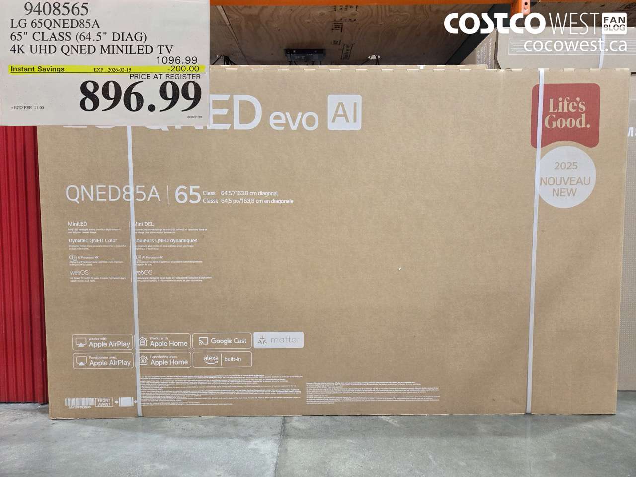 9408565 LG 65QNED85A 65