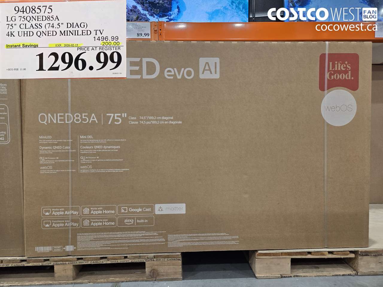 9408575 LG 75QNED85A 75