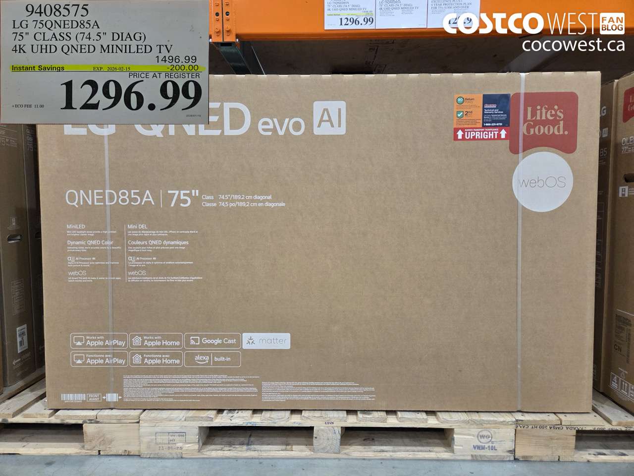 9408575 LG 75QNED85A 75