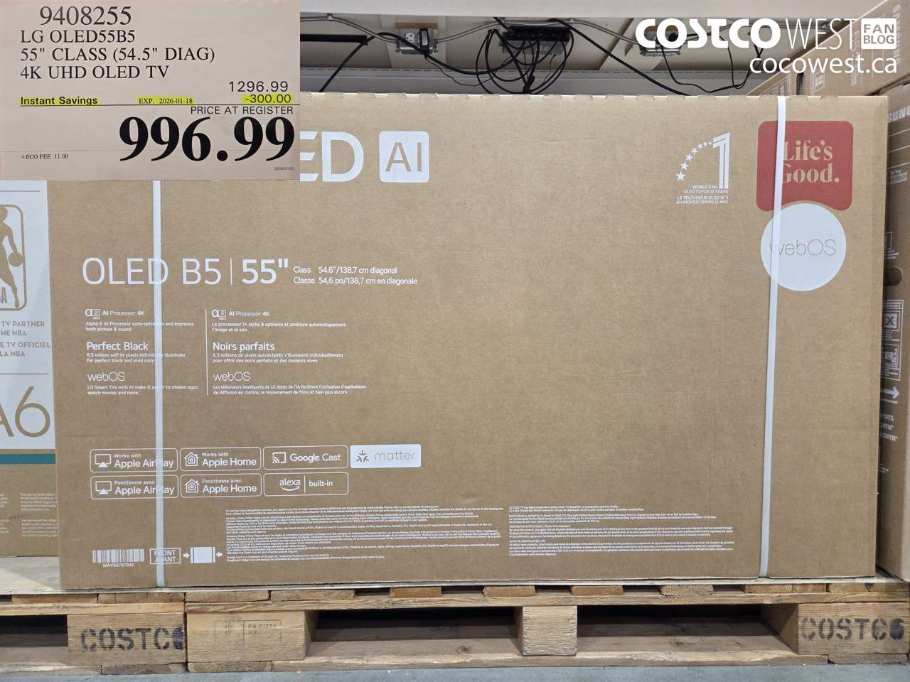 9408255 LG OLED55B5 55