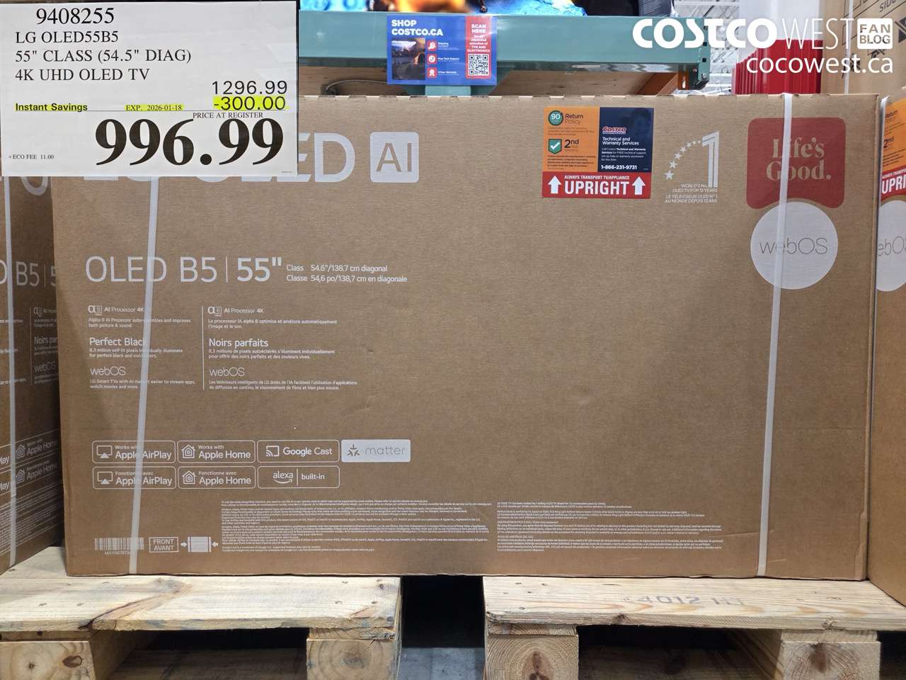 9408255 LG OLED55B5 55