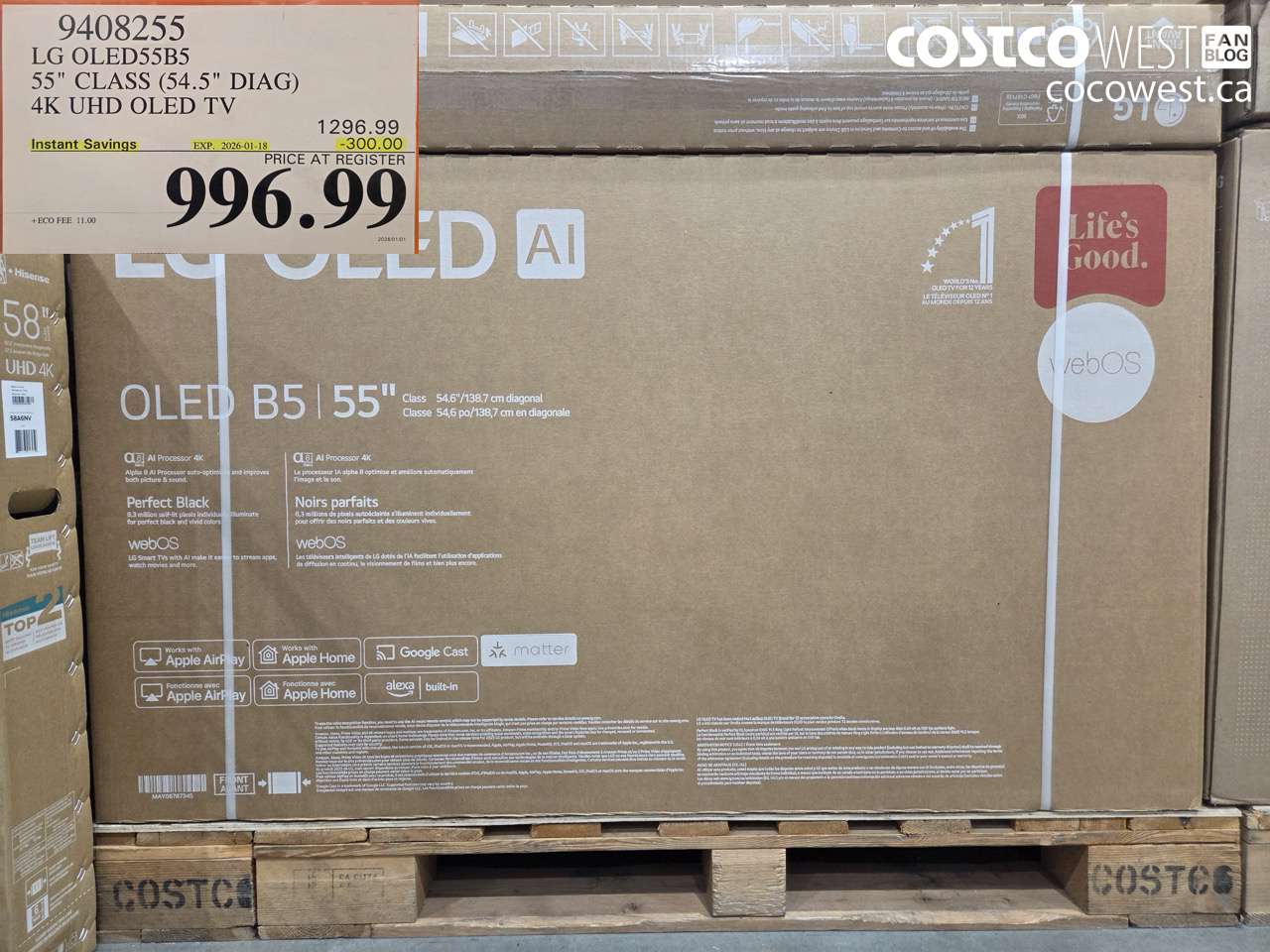 9408255 LG OLED55B5 55