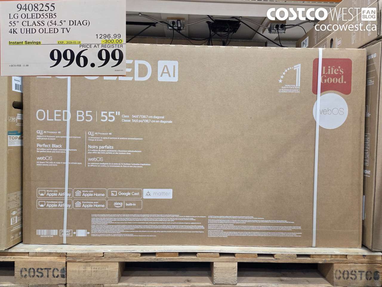 9408255 LG OLED55B5 55