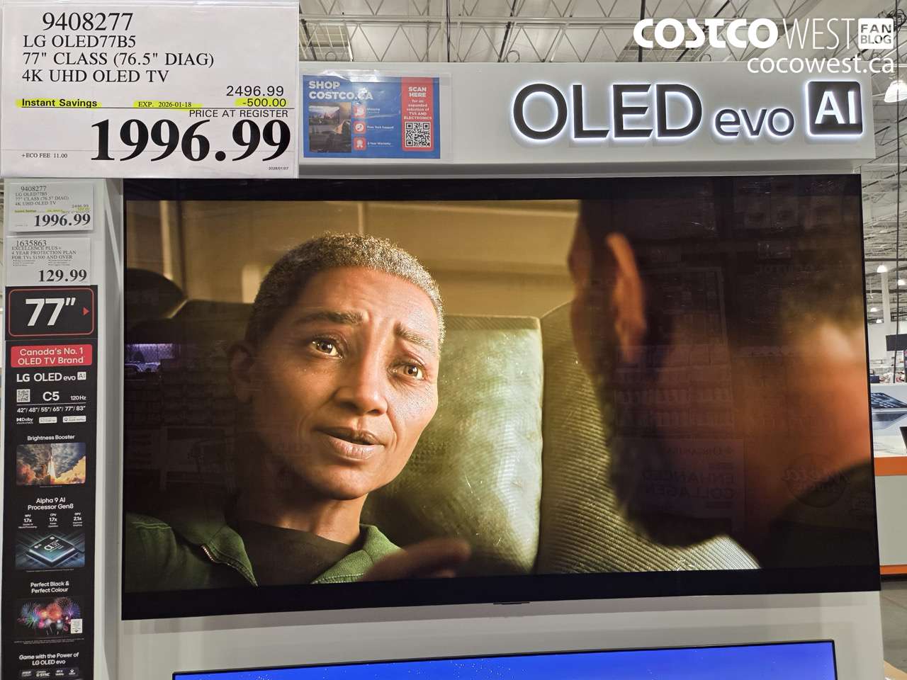 9408277 LG OLED77B5 77