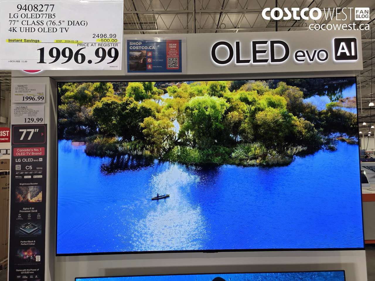 9408277 LG OLED77B5 77