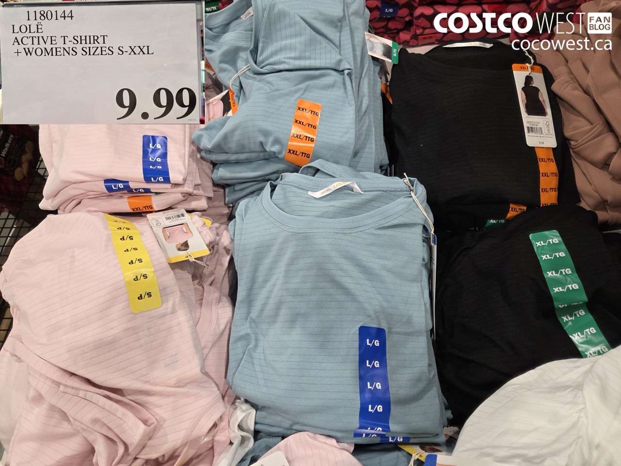 1180144 LOLE ACTIVE T-SHIRT WOMENS SIZES S-XXL $9.99