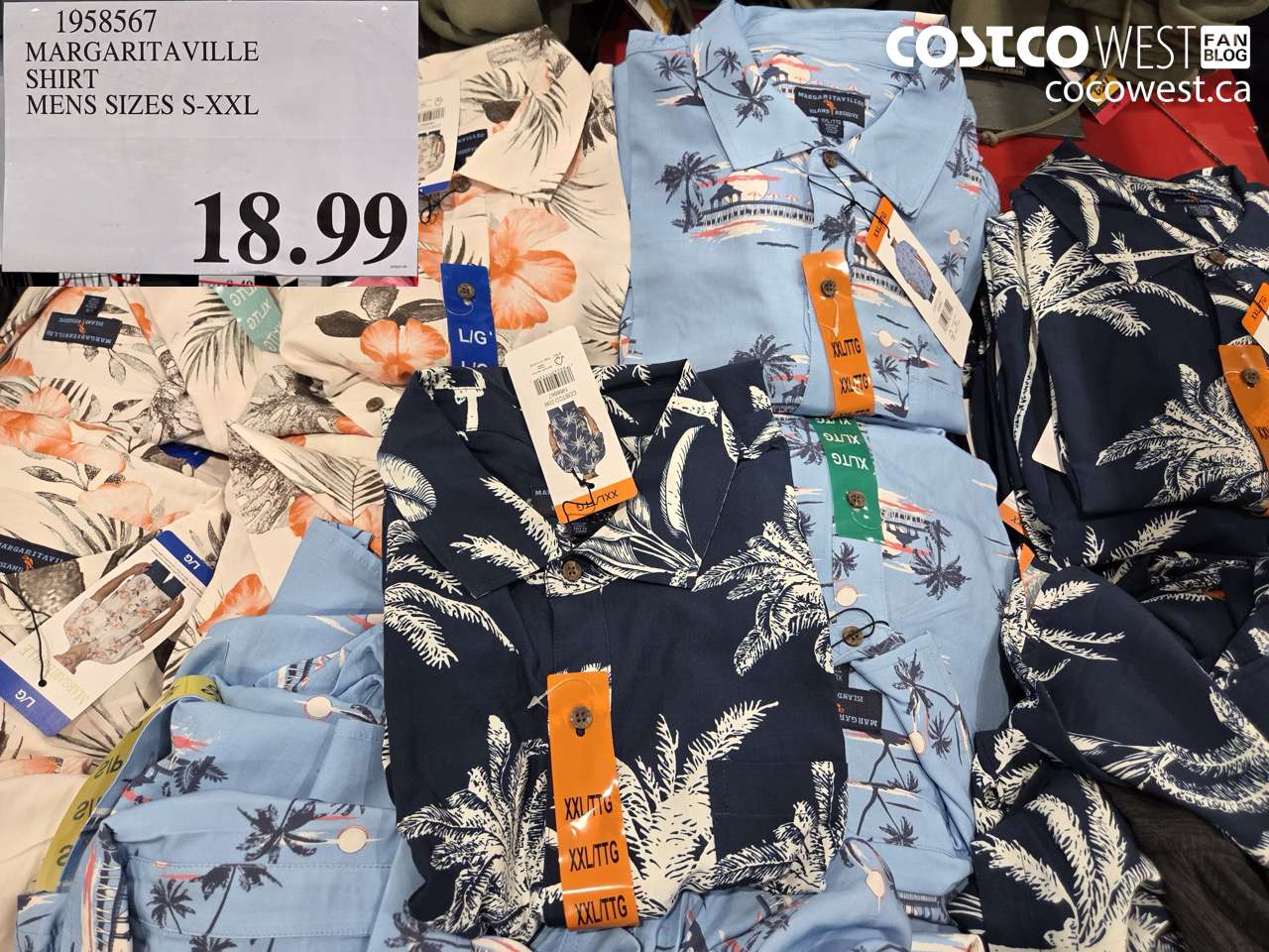 1958567 MARGARITAVILLE SHIRT MENS SIZES S-XXL $18.99