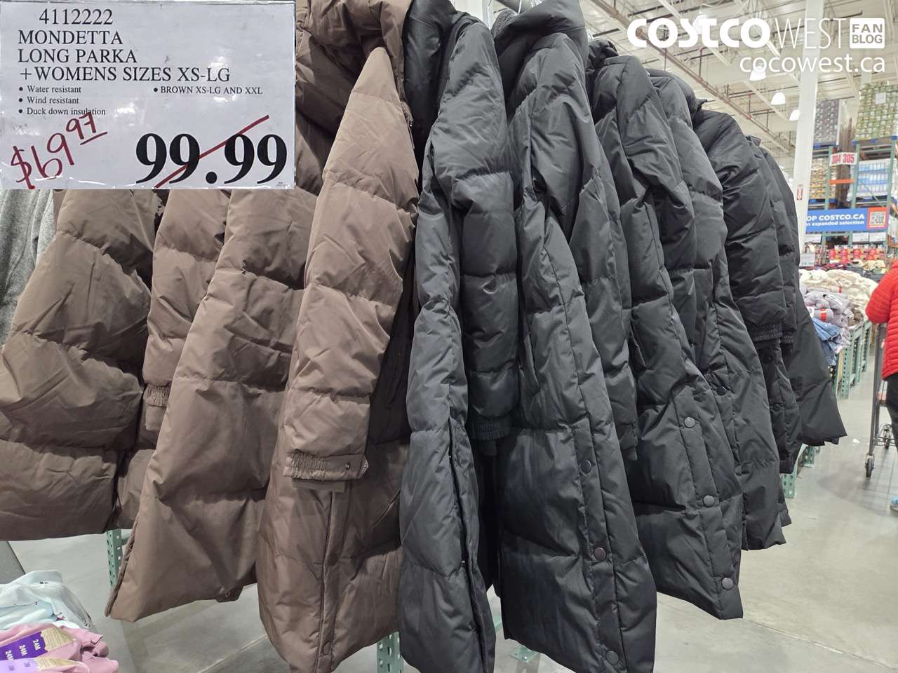 4112222 MONDETTA LONG PARKA WOMENS SIZES XS-LG $69.97