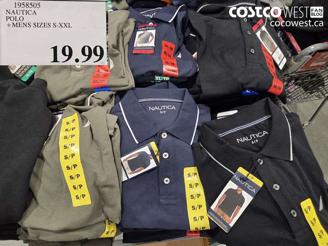 1958505 NAUTICA POLO MENS SIZES S-XXL $19.99
