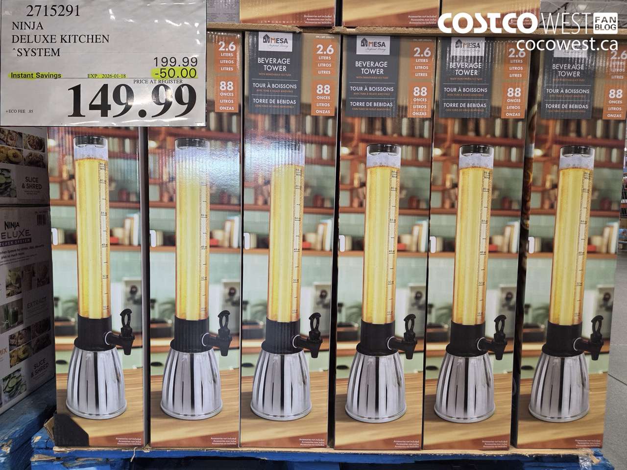 2715291 NINJA KITCHEN SYSTEM DELUXE ($50.00 INSTANT SAVINGS EXPIRES ON 2026-01-18) $149.99