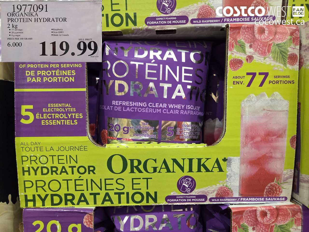 1977091 ORGANIKA PROTEIN HYDRATOR 2 KG $119.99