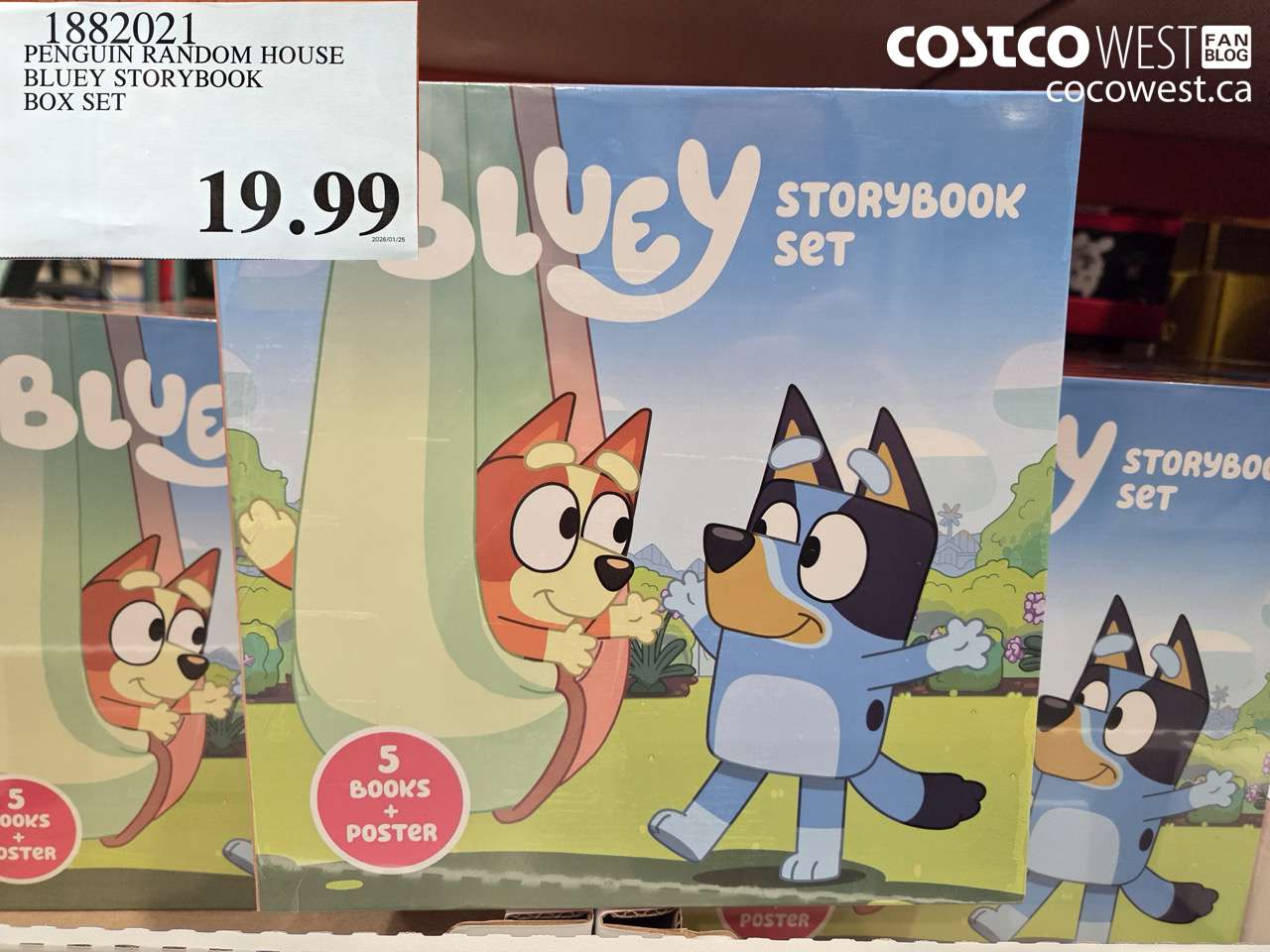 1882021 PENGUIN RANDOM HOUSE BLUEY STORYBOOK BOX SET $19.99
