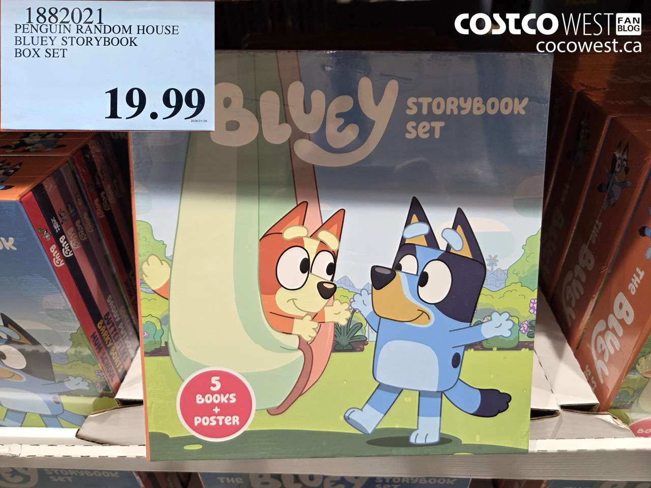 1882021 PENGUIN RANDOM HOUSE BLUEY STORYBOOK BOX SET $19.99