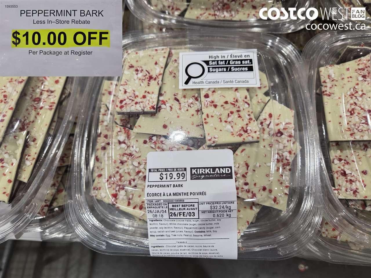 1593553 PEPPERMINT BARK ($5.00 INSTANT SAVINGS)