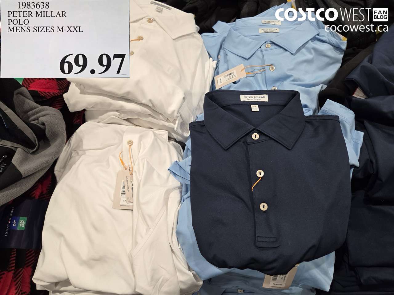 1983638 PETER MILLAR POLO MENS SIZES M-XXL $69.97